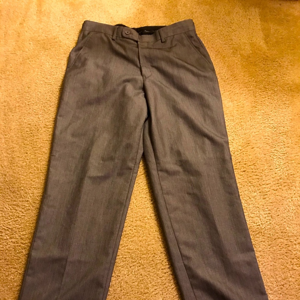 Gray dress pants for men.